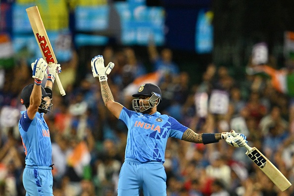 Virat Kohli and Suryakumar Yadav celebrate | Getty Images