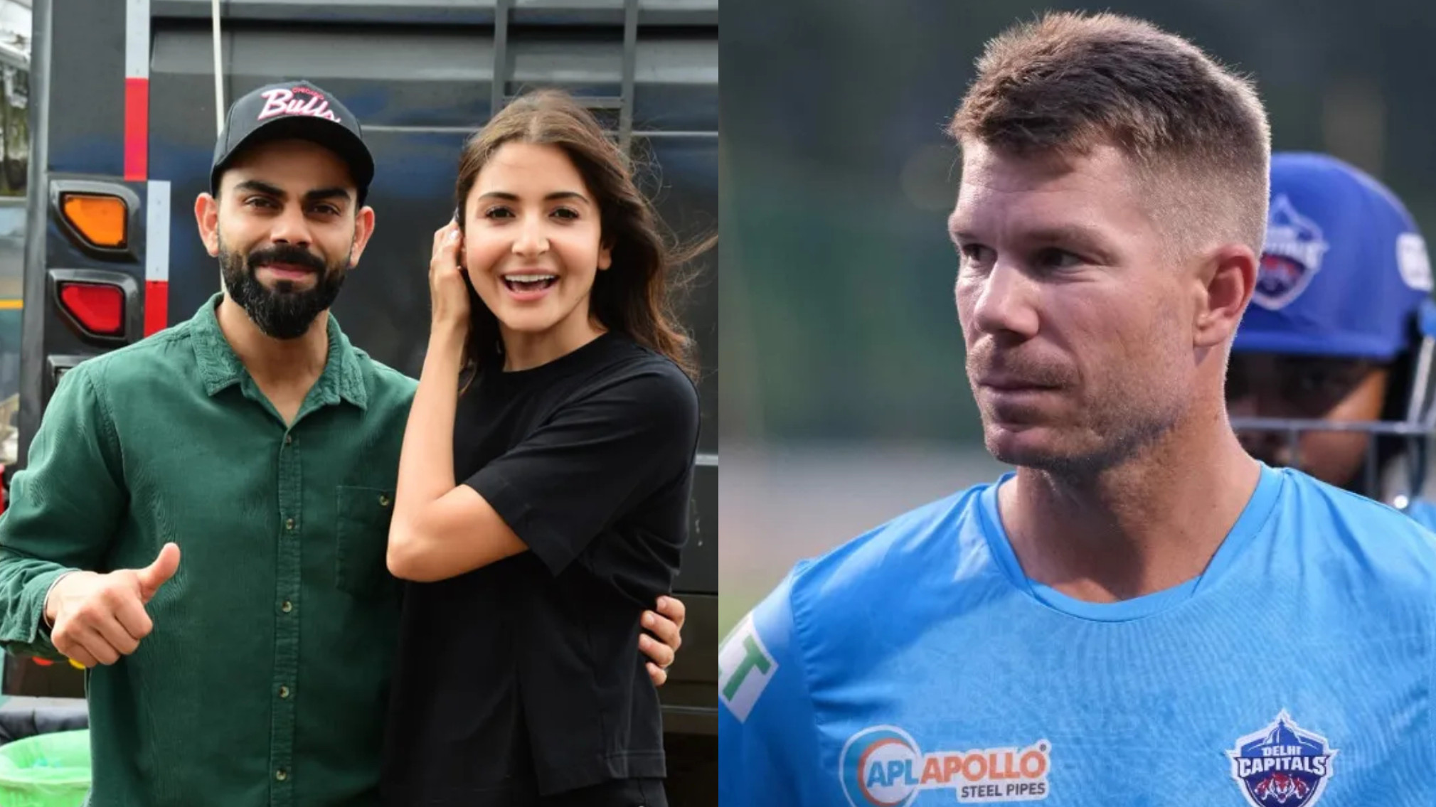 David Warner clarifies his comment of “lucky man” on Anushka’s photo; Virat shuts trolls