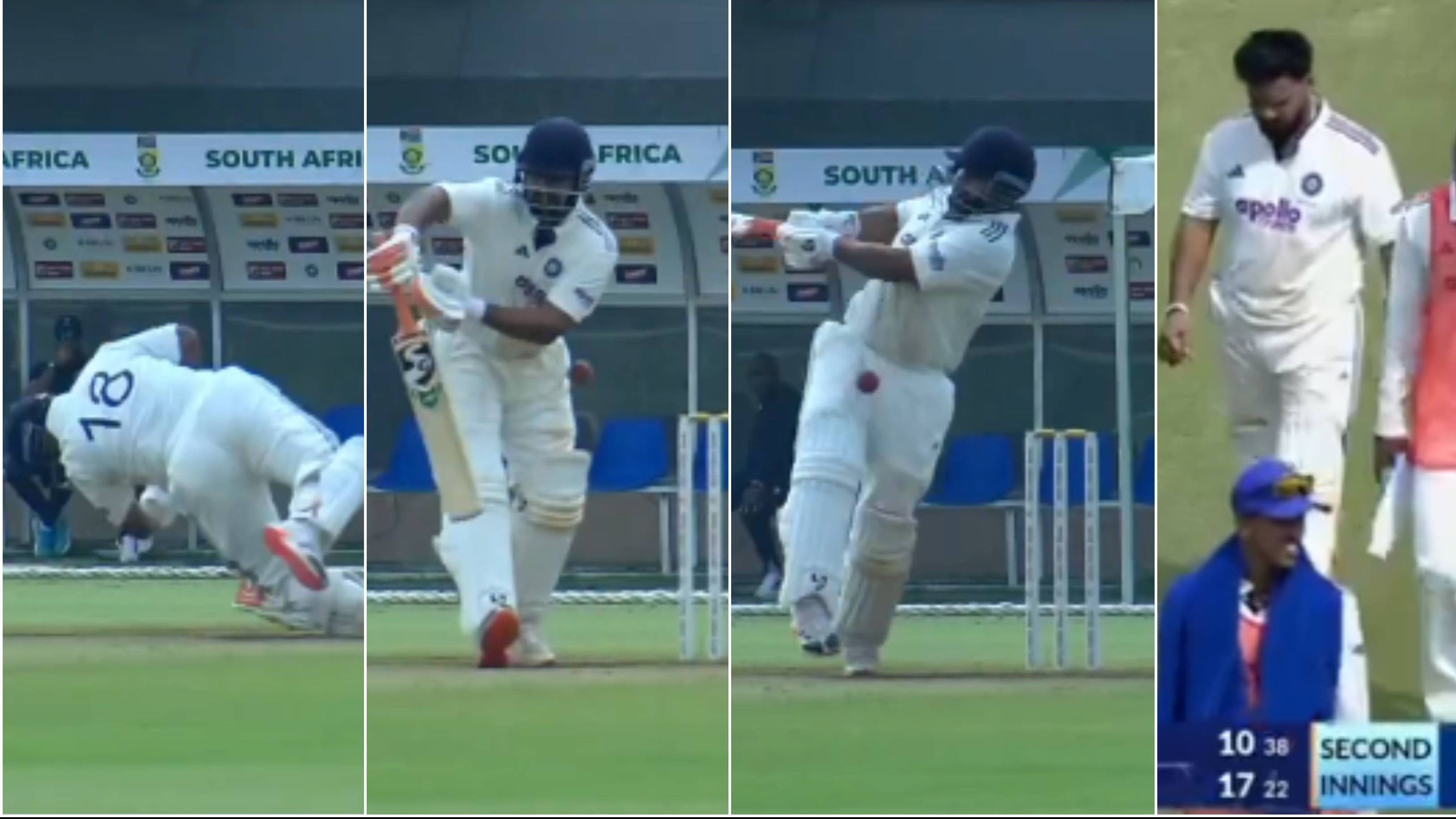 WATCH: Rishabh Pant retires hurt after taking multiple body blows in India A game; availability for South Africa series in jeopardy