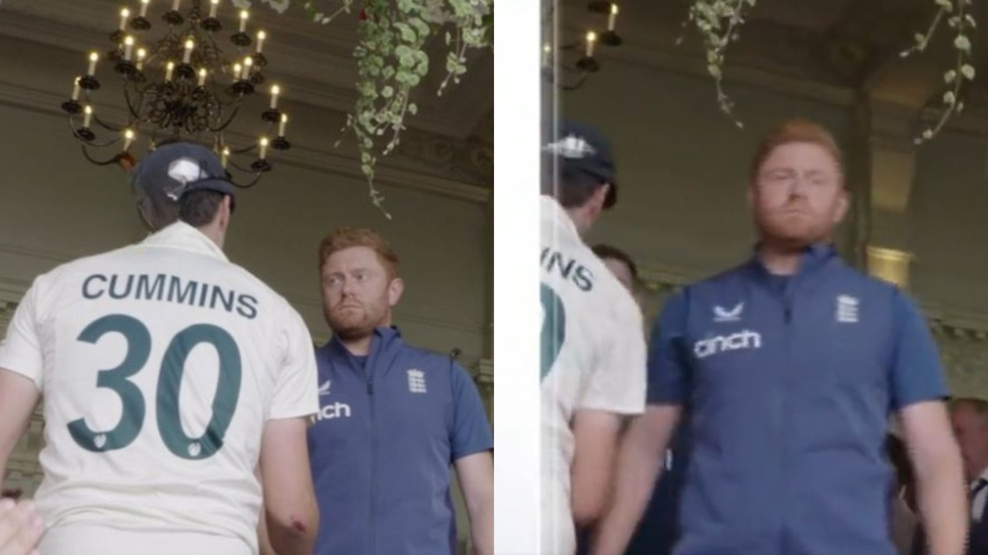 Ashes 2023: WATCH- Jonny Bairstow stares coldly at Pat Cummins during handshakes after Lord’s Test