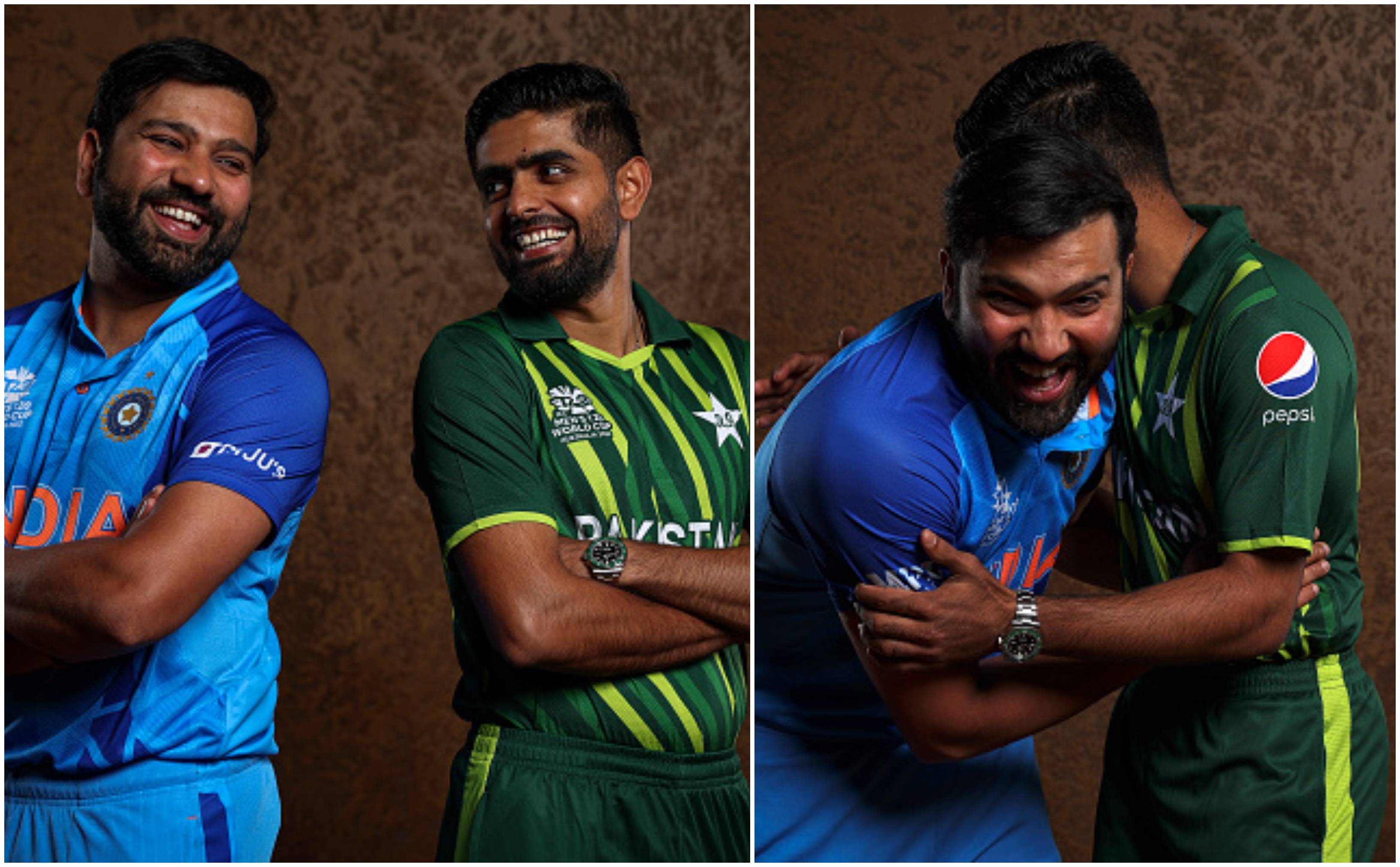 Rohit Sharma and Babar Azam | Getty