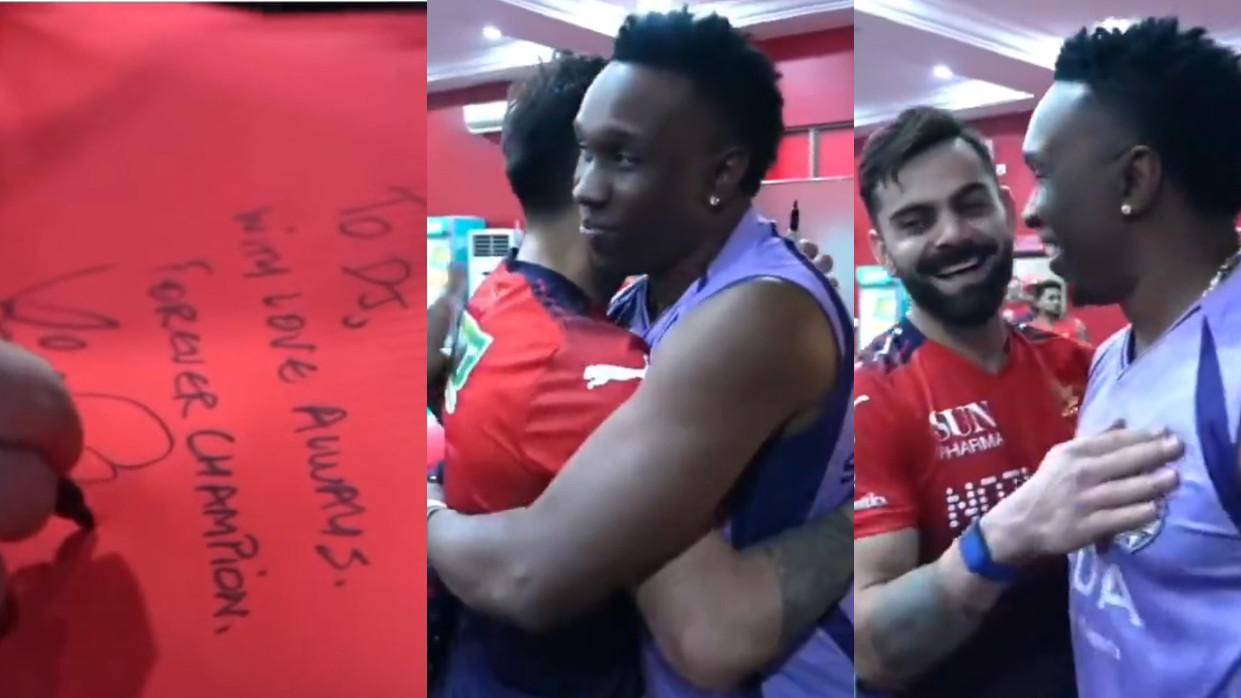 IPL 2026: WATCH- “This sport needs you”- Dwayne Bravo meets Virat Kohli and makes a special request
