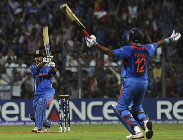 MS Dhoni's 2011 World Cup winning six | Getty