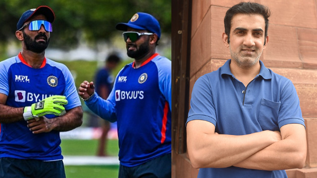 Asia Cup 2022: 'Hope it is not long-term'- Gambhir surprised at India choosing Karthik over Pant