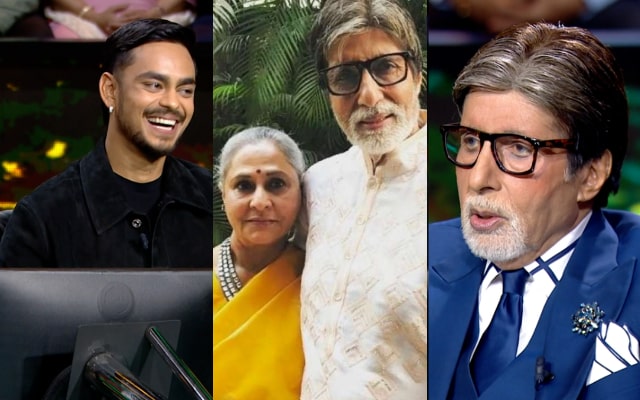 Ishan Kishan, Jaya and Amitabh Bachchan | X