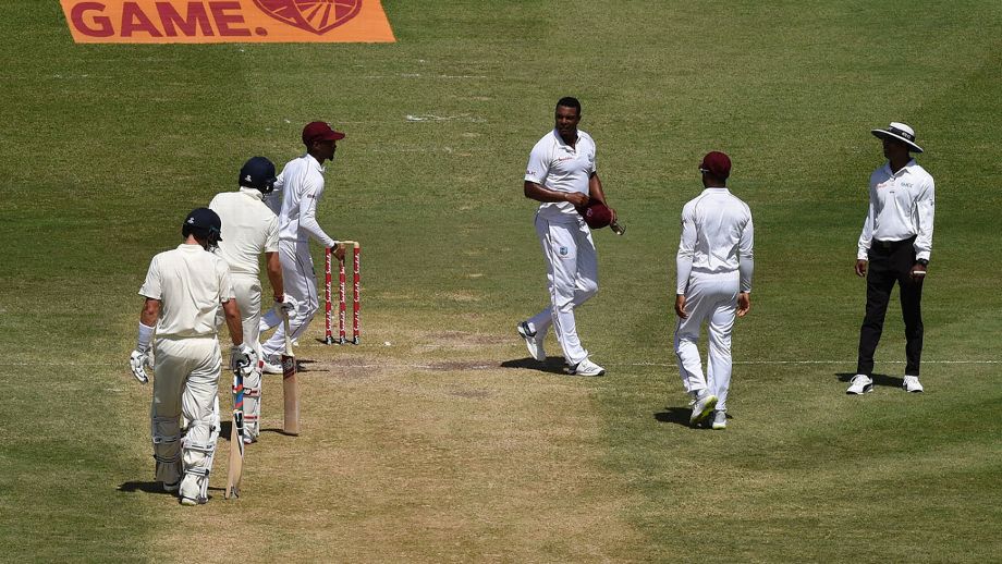 Gabriel and Root were seen exchanging words during the third day of the St. Lucia Test | Getty