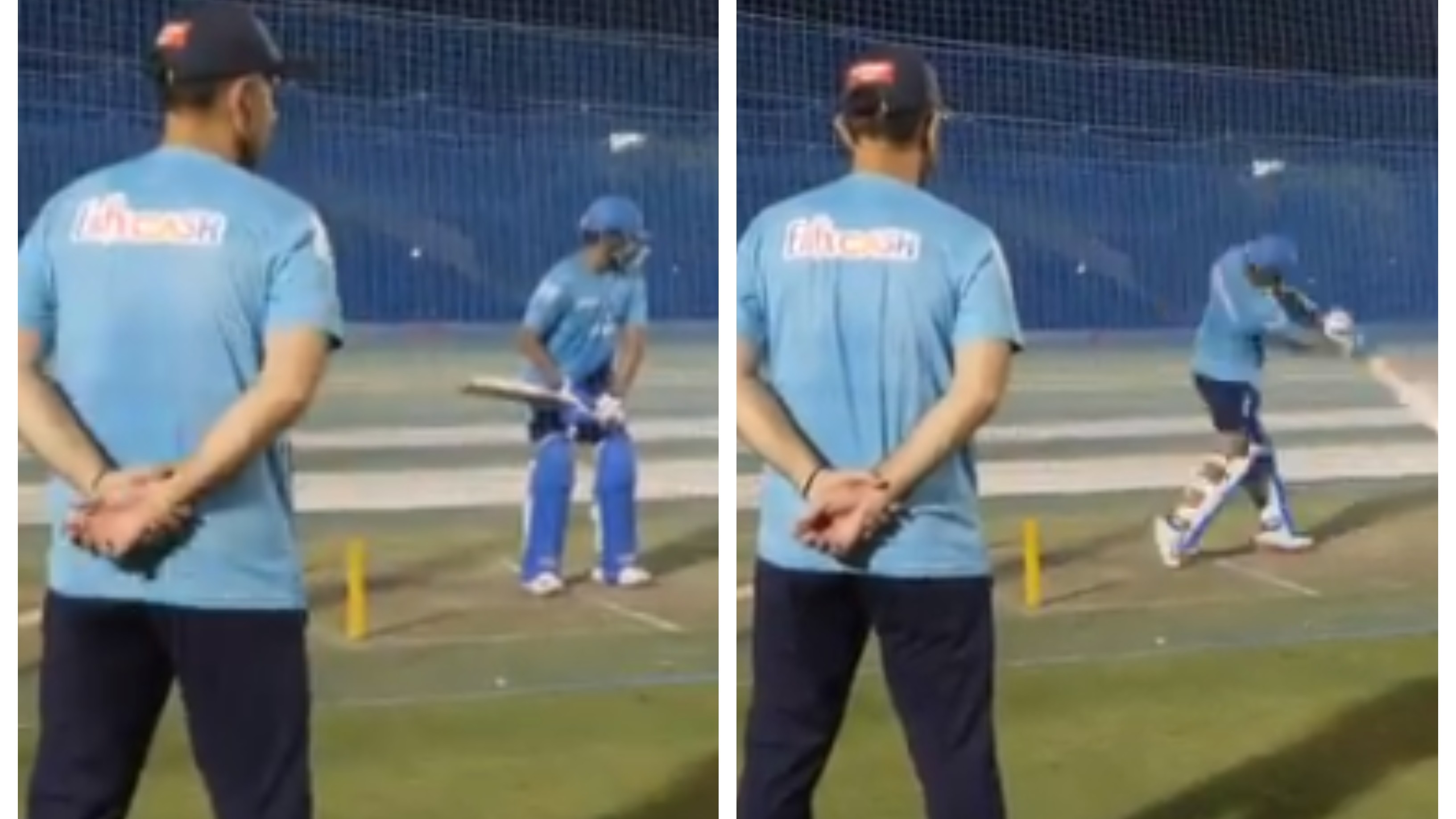 IPL 2020: WATCH – Ricky Ponting admires as Prithvi Shaw executes a jaw-dropping stroke in nets