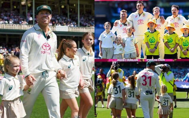 David Warner with his daughters | Getty Images