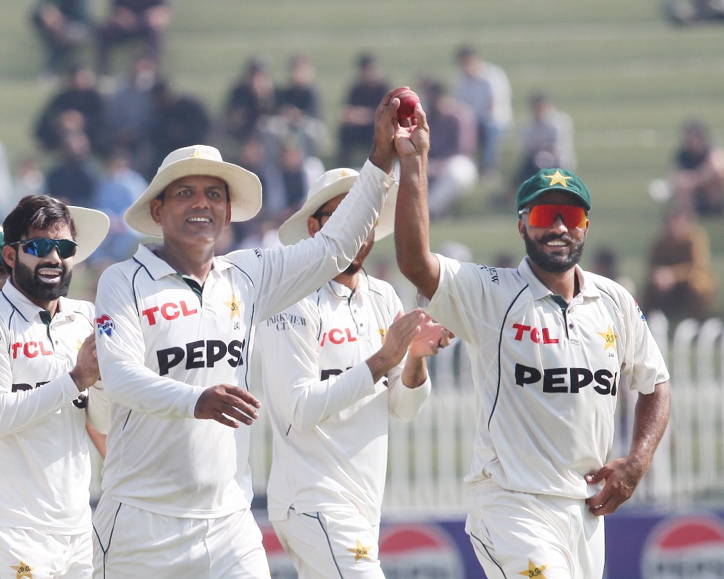 Noman Ali took 20 and Sajid Khan took 19 wickets in Pakistan Test series win | Getty