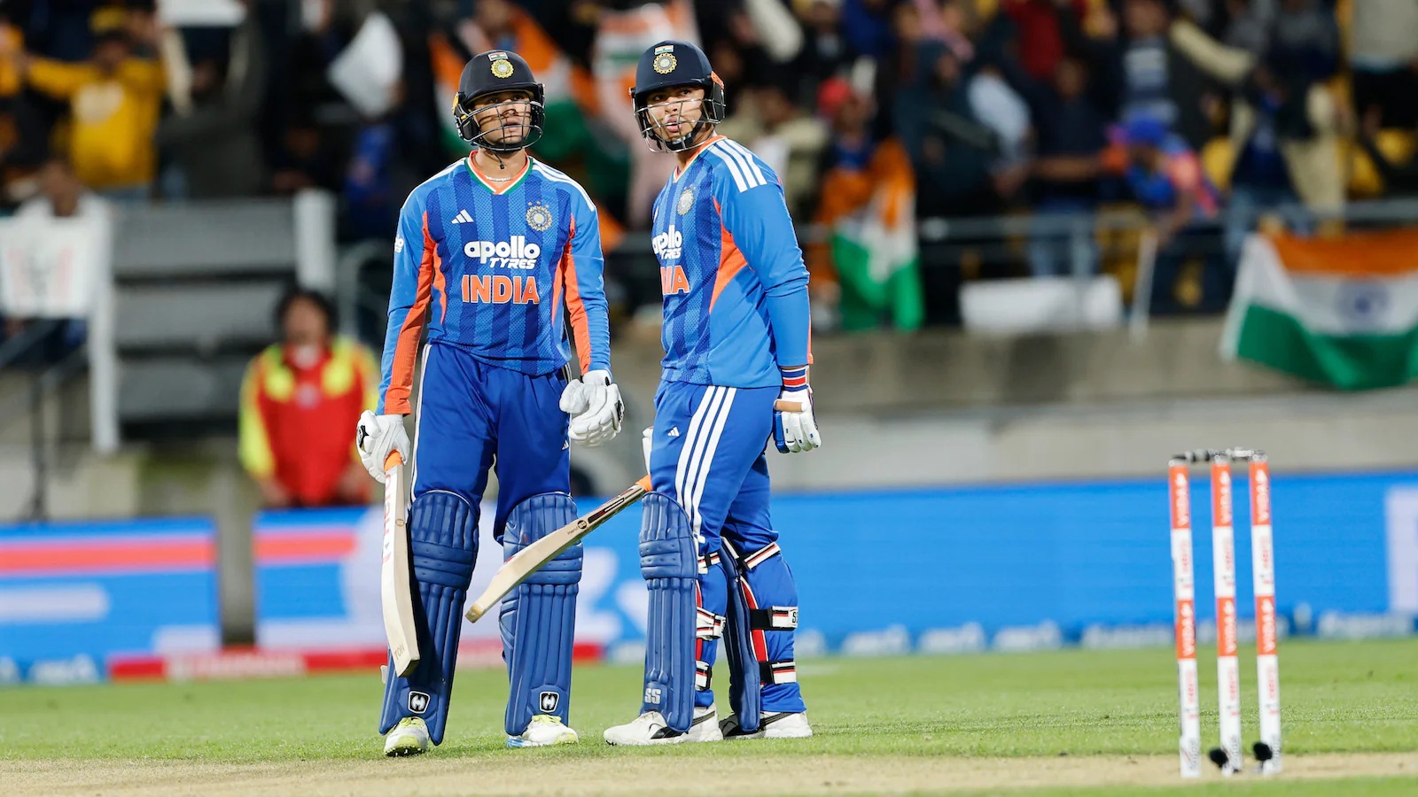 Abhishek Sharma and Vaibhav Sooryavanshi added a record 118 runs in powerplay | Getty