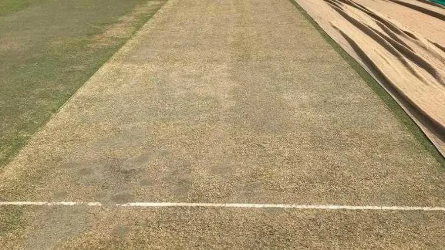 The Chennai pitch for the ongoing second Test match | BCCI
