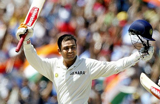 Virender Sehwag smacked 195 on day one of the MCG Test in 2003 | Getty