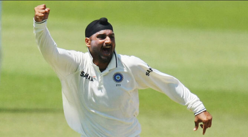 Harbhajan Singh was the first Indian to claim a Test hat-trick in 2001 | AFP