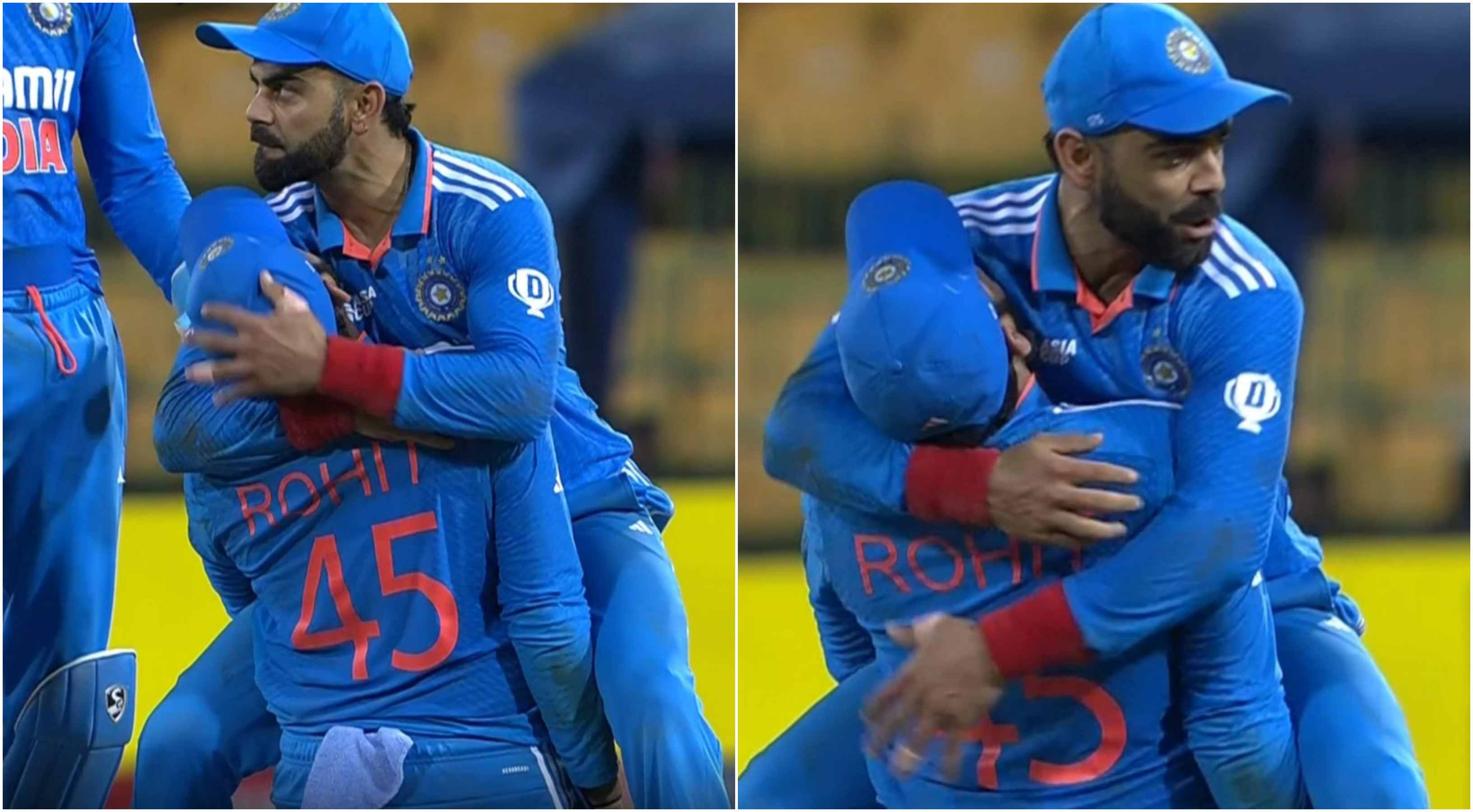 Virat Kohli and Rohit Sharma's bromance | Screengrab/Hotstar