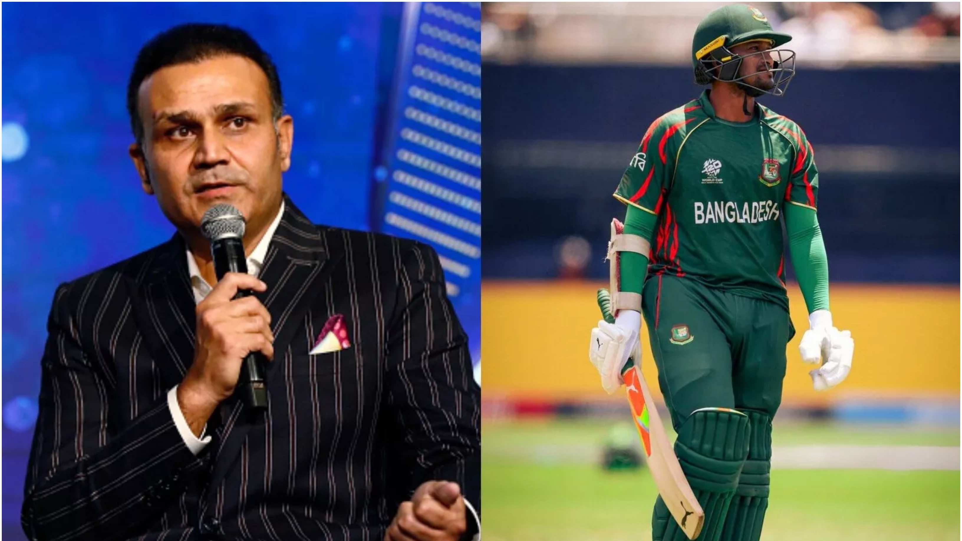 “You are a Bangladeshi player, play according to your strength”: Virender Sehwag's brutal dig at Shakib Al Hasan