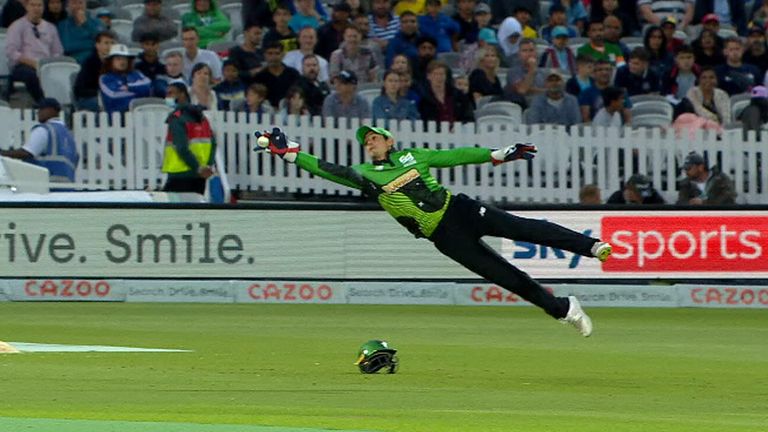 Quinton de Kock's outstanding catch in The Hundred men’s competition | Twitter