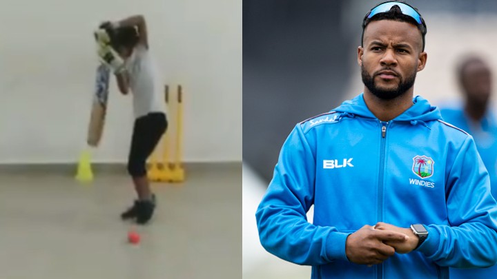 WATCH: Shai Hope becomes speechless after watching a 7-year-old girl's batting 