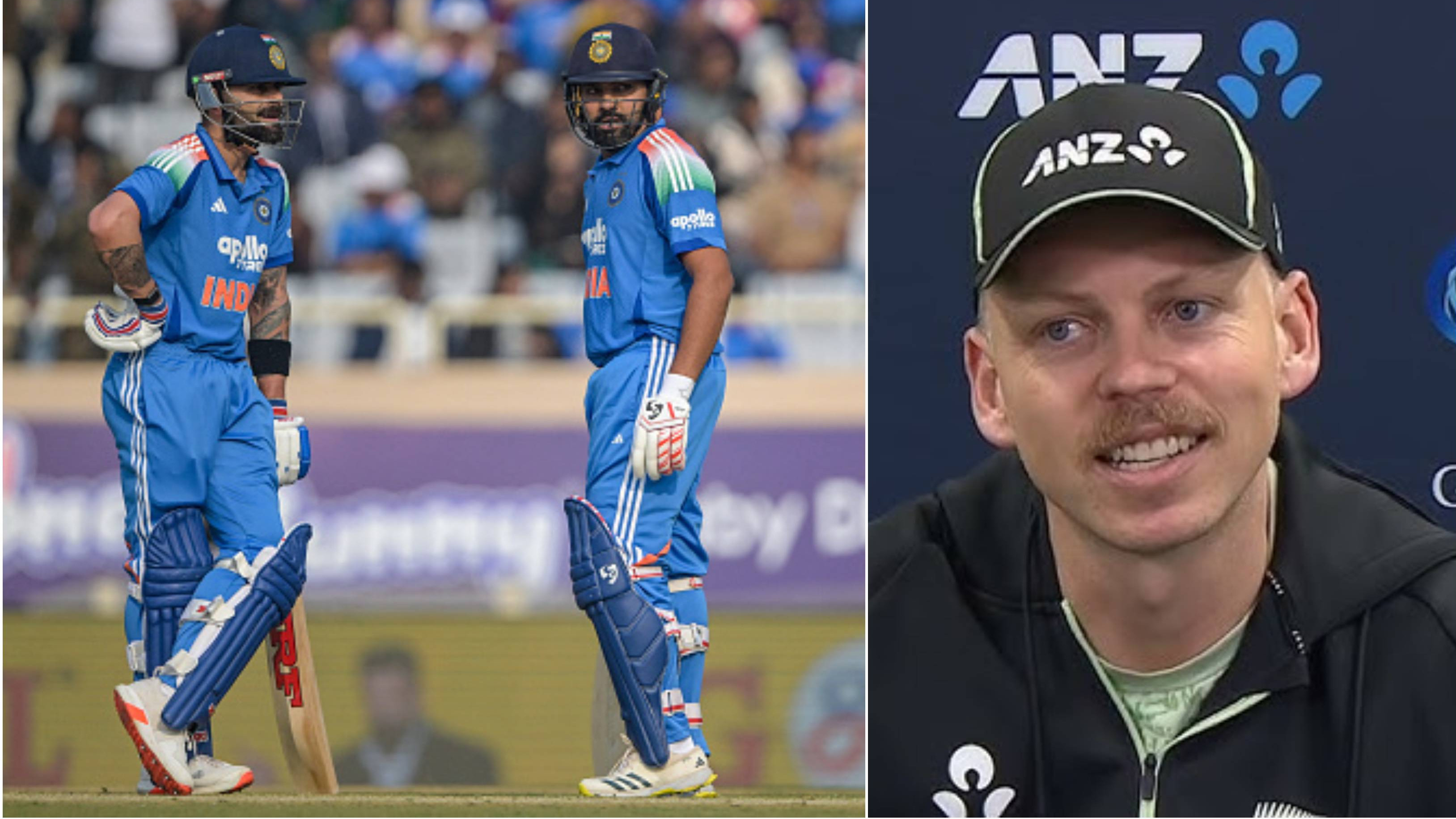 IND v NZ 2026: “You'd be silly to underestimate them,” Bracewell backs Virat Kohli, Rohit Sharma to play 2027 World Cup
