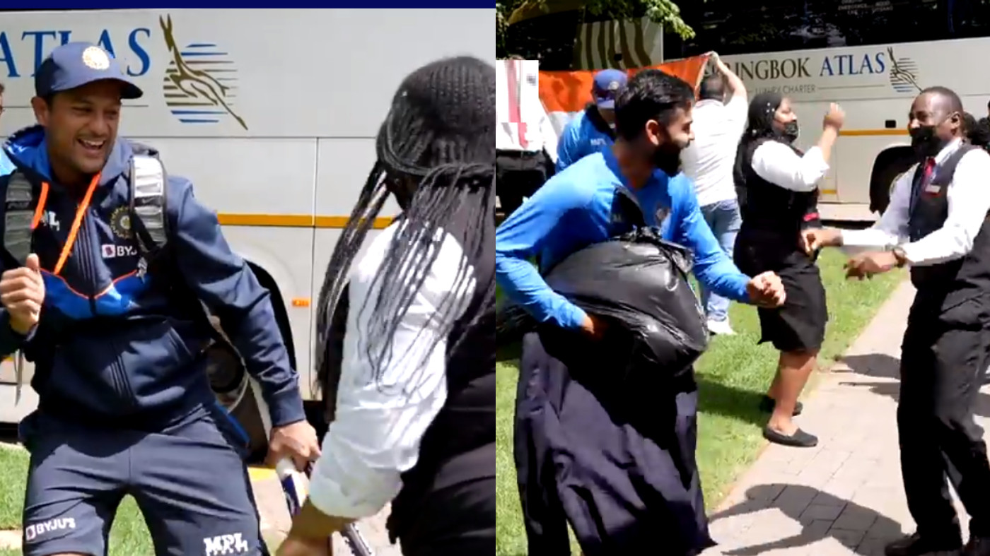 SA v IND 2021-22: WATCH - Kohli, Dravid, Mayank dance with the hotel staff to celebrate India's historic win