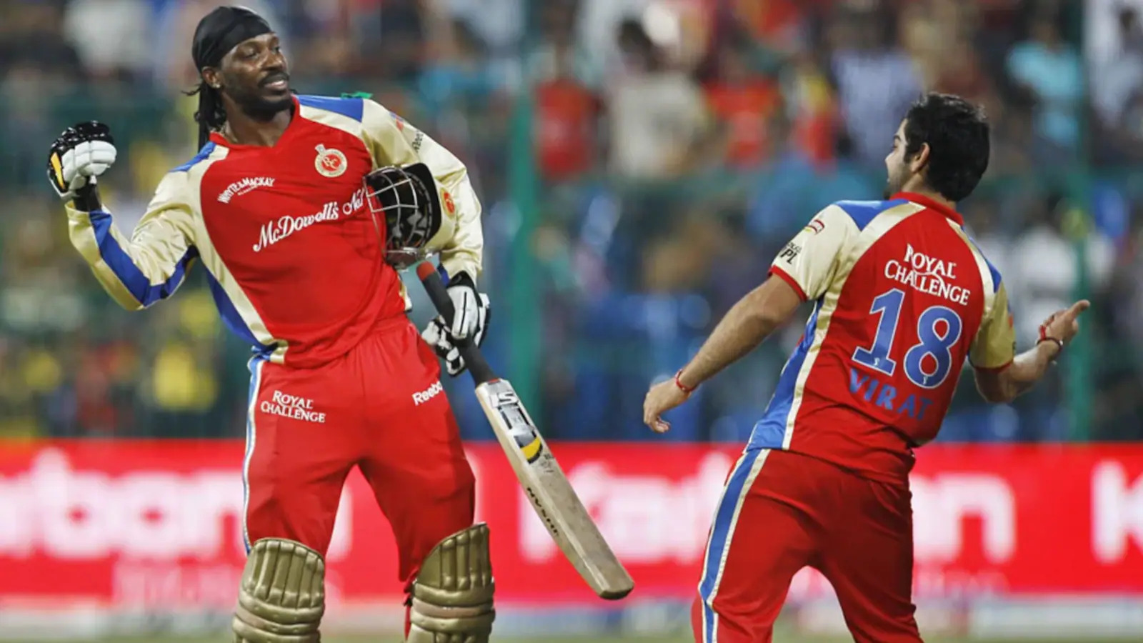Chris Gayle and Virat Kohli for RCB | X