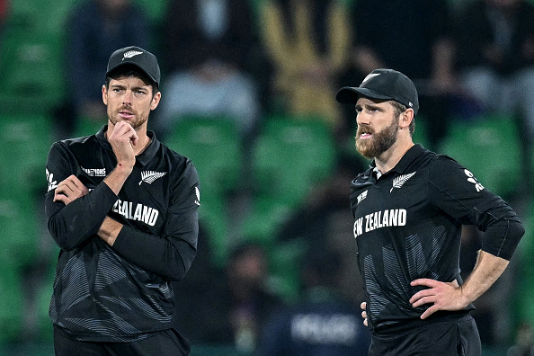 Mitchell Santner and Kane Williamson | Getty