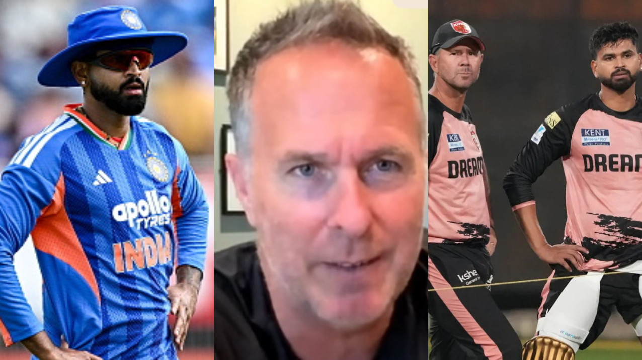 “I presumed Ricky Ponting would be the coach”- Michael Vaughan on India making Shreyas Iyer new T20I captain