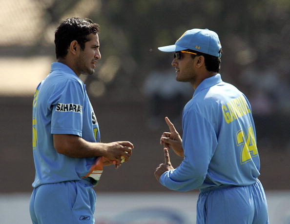 Irfan Pathan and Sourav Ganguly | GETTY