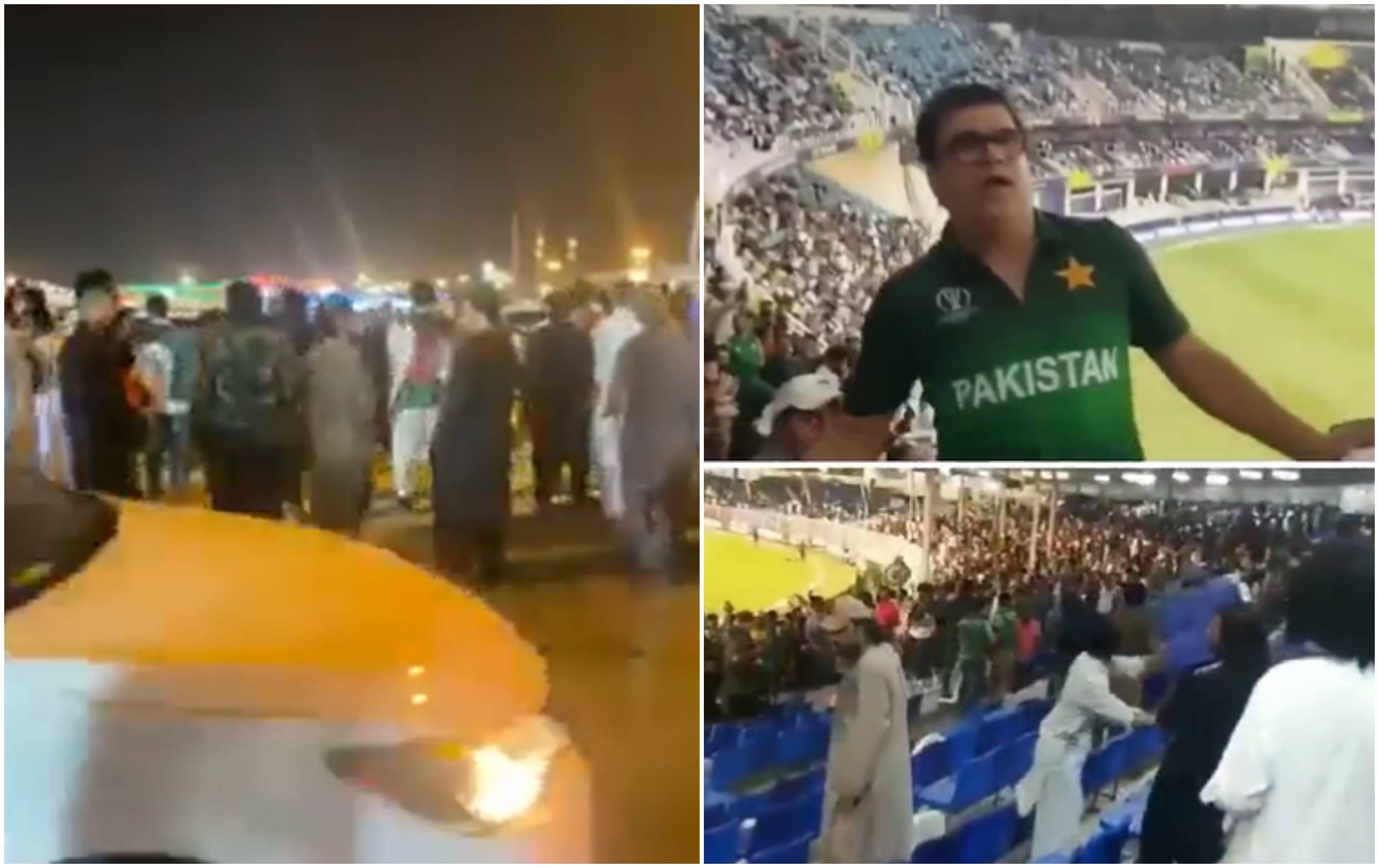 Pakistan and Afghanistan fans had a fight after the Asia Cup clash | Screengrab