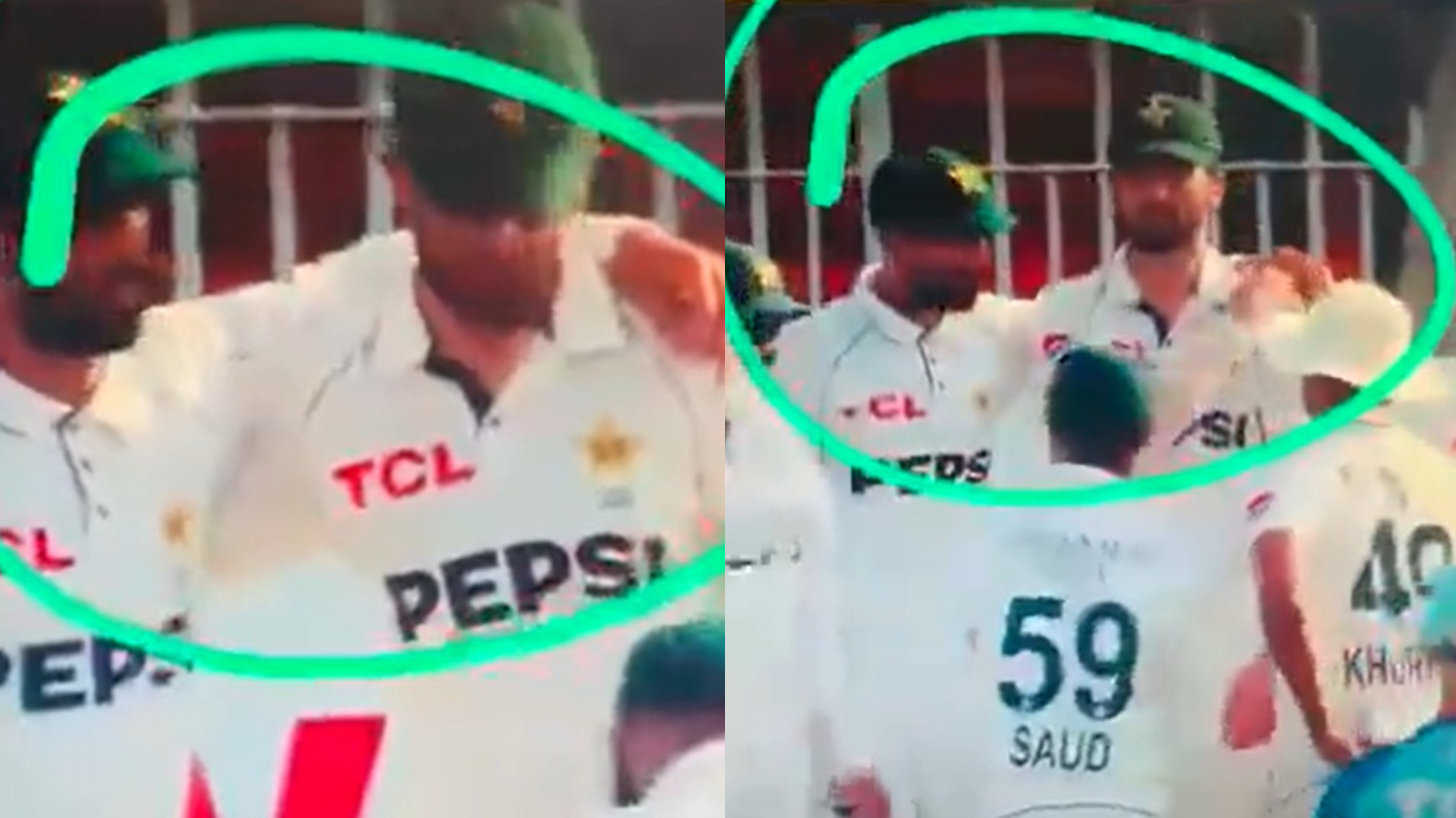 PAK v BAN 2024: Shaheen Afridi disrespects captain Shan Masood, removes his hand from his shoulder; fans react