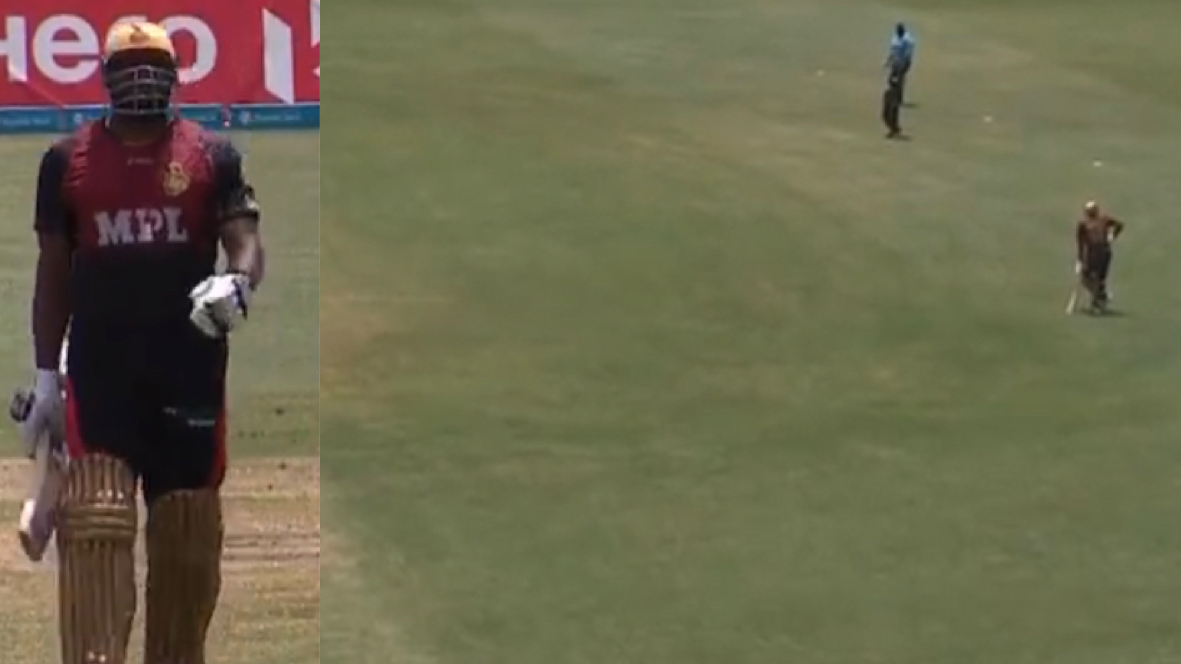 CPL 2021: WATCH - Kieron Pollard walks far away in disgust after umpire doesn't signal wide