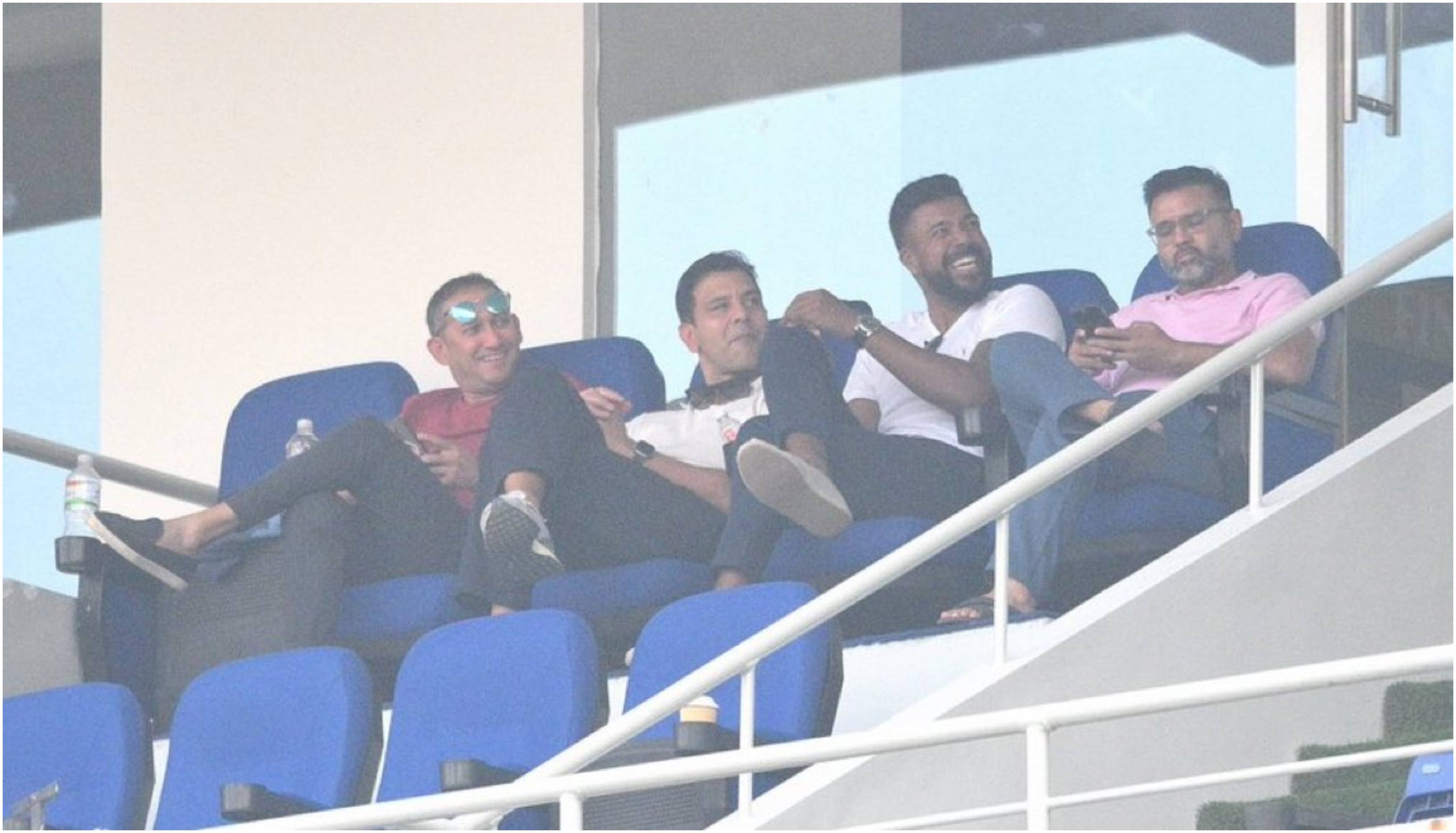 Ajit Agarkar in attendance during a domestic match | (Image Source: Vijay Soneji)