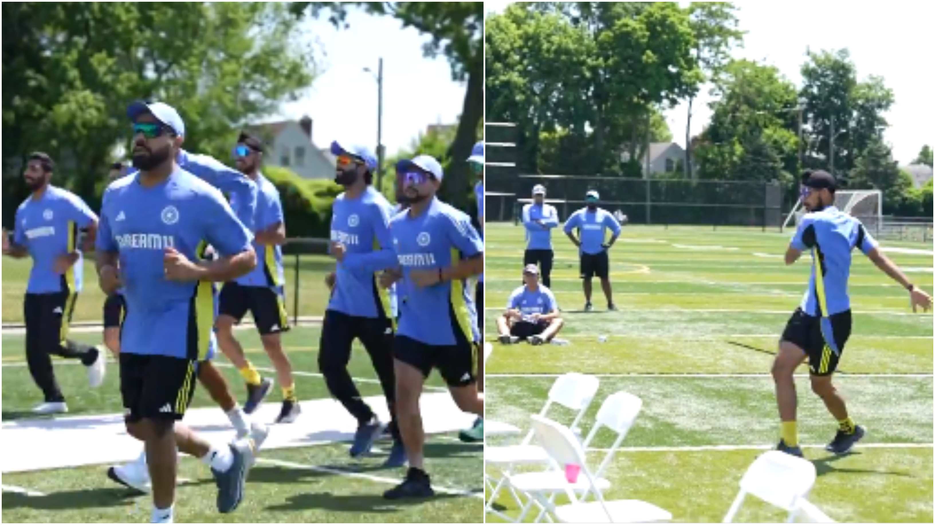 Indian players training in New York | BCCI/Screengrab