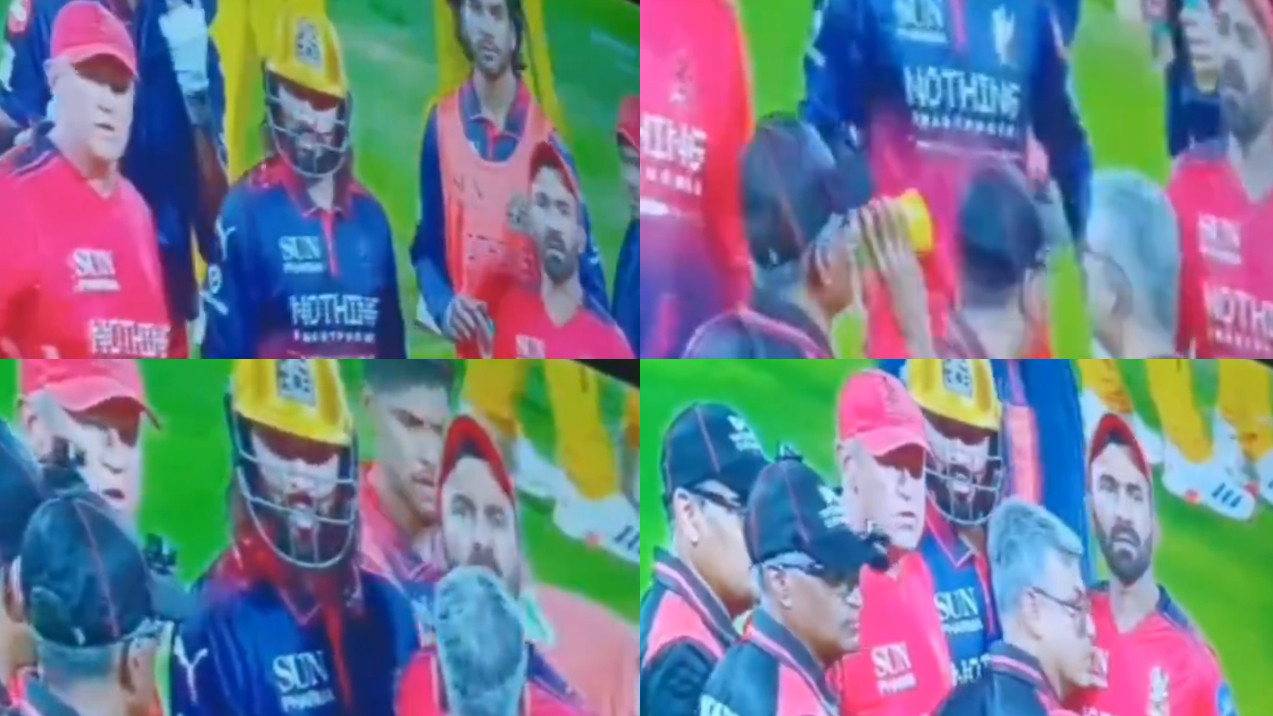 IPL 2026: WATCH- Patidar, Flower and Karthik get furious after umpires take drinks meant for RCB batters