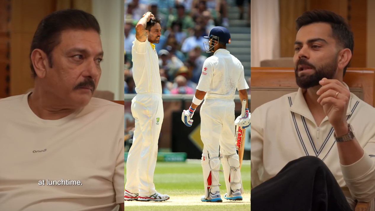 WATCH- “Focus on your batting”- Ravi Shastri reveals how he once stopped Virat Kohli from fighting with Mitchell Johnson