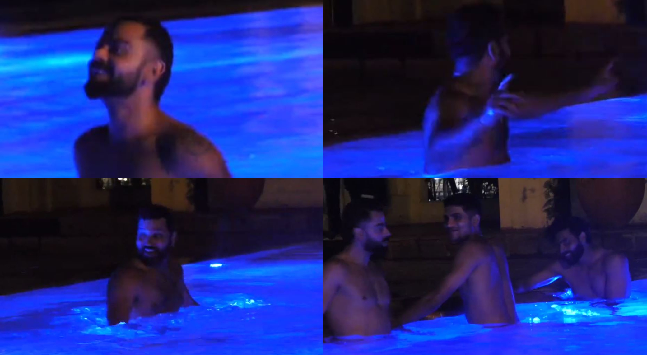 Indian team chilled in swimming pool after win over Pakistan | BCCI