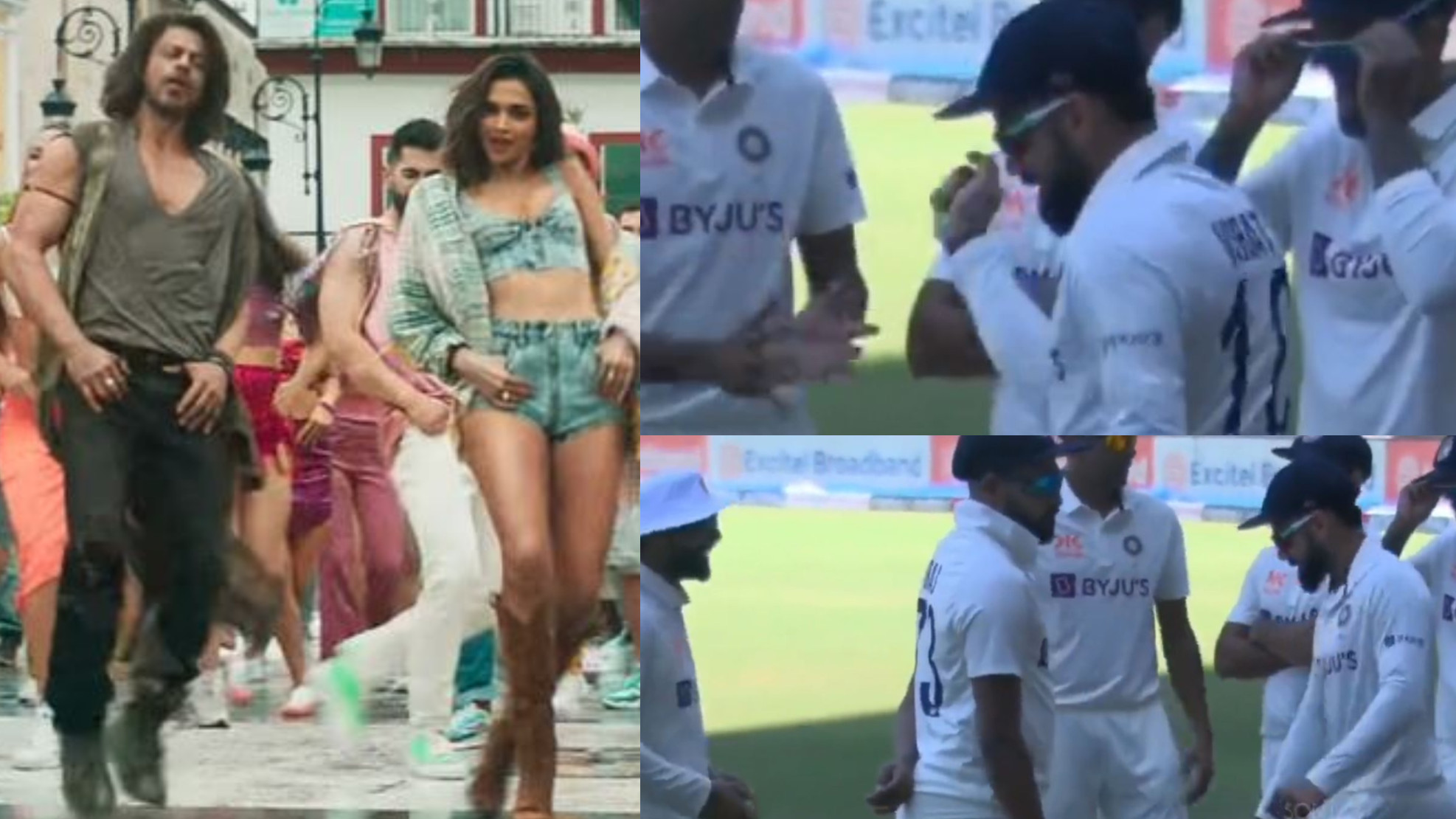 IND v AUS 2023: WATCH- Virat Kohli and Ravindra Jadeja attempt Shah Rukh Khan’s ‘Jhoome jo Pathaan’ step