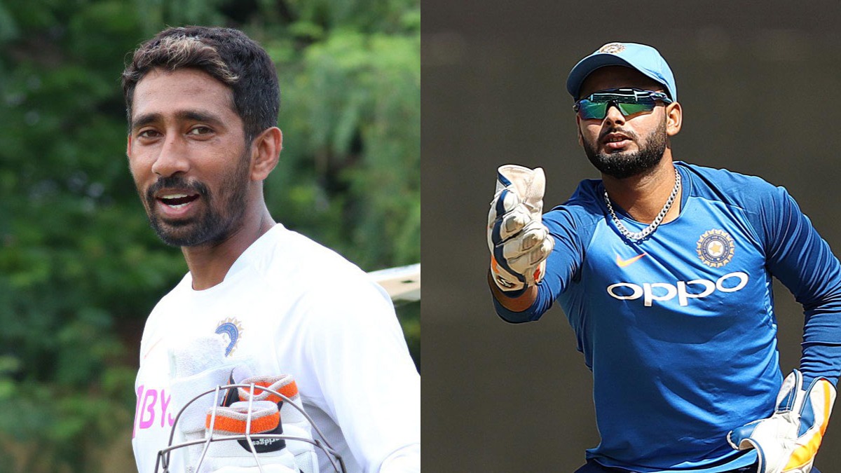 Wriddhiman Saha and Rishabh Pant 