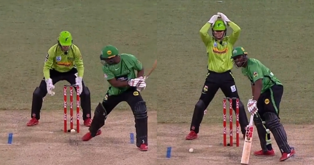 Andre Russell's great escape | Screengrab