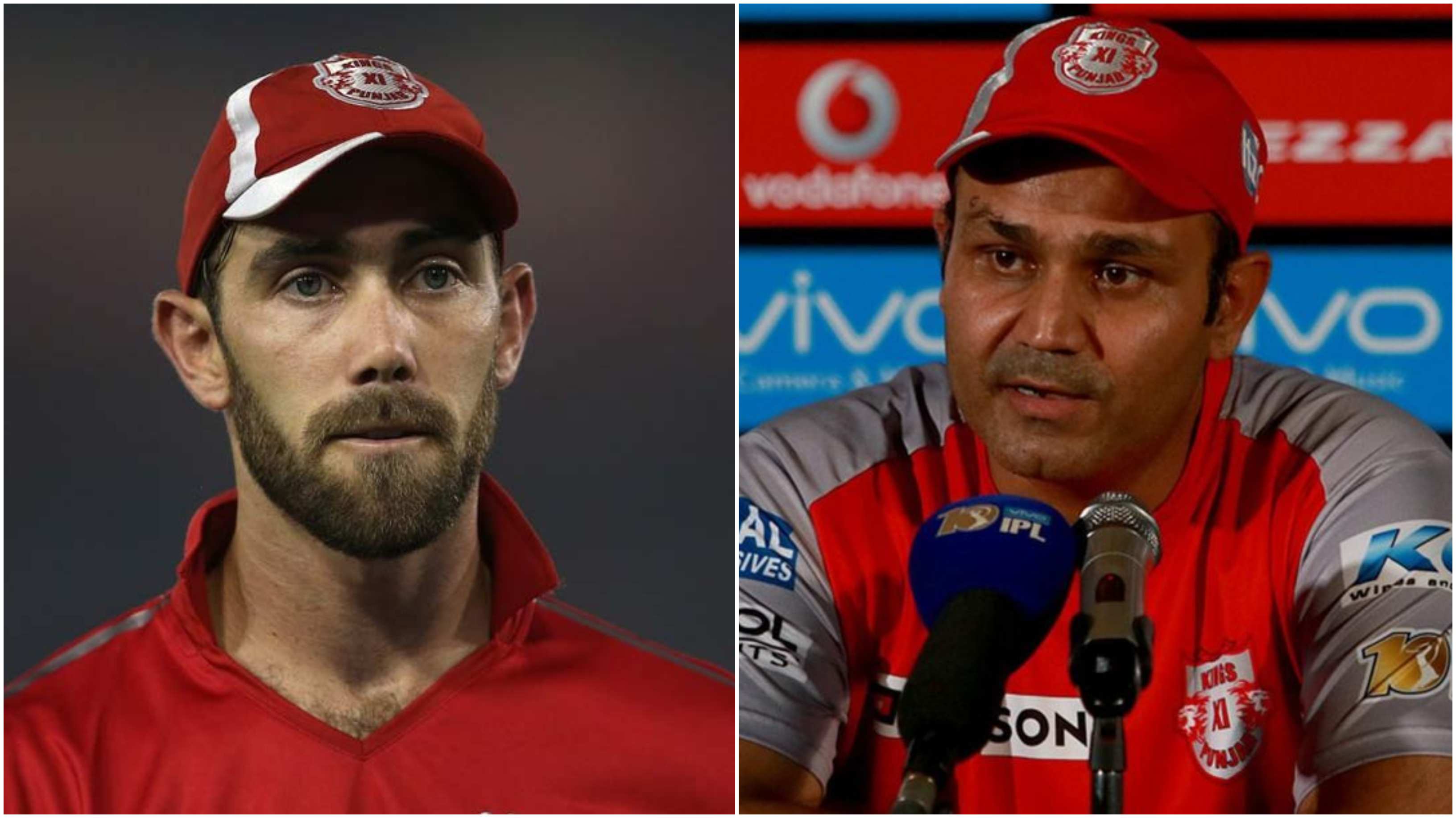 Glenn Maxwell and Virender Sehwag | BCCI-IPL