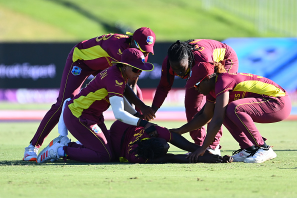 Shamilia Connell collapsed during the match | Getty