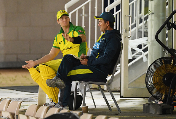 Steve Smith and Justin Langer | Getty