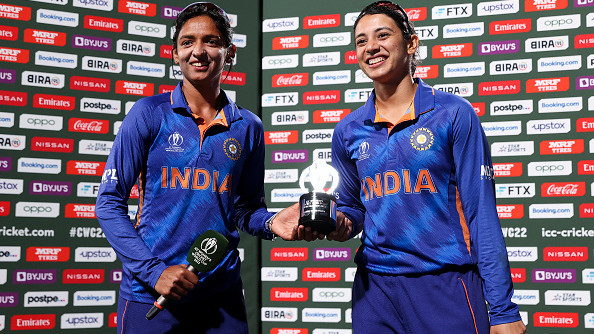 CWC 2022: WATCH - ‘We both contributed equally’, Mandhana shares Player-of-the-Match award with Harmanpreet