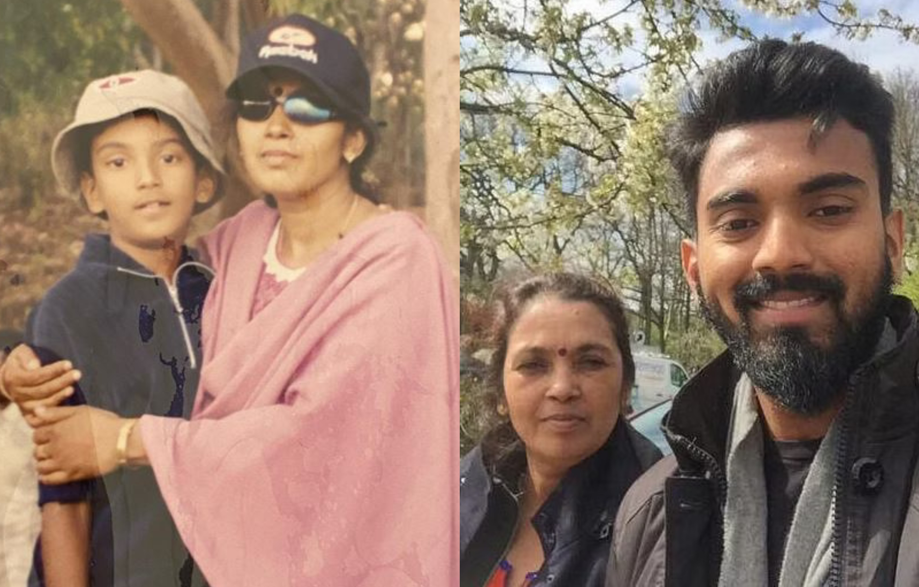 KL Rahul with his mother Rajeshwari | Instagram