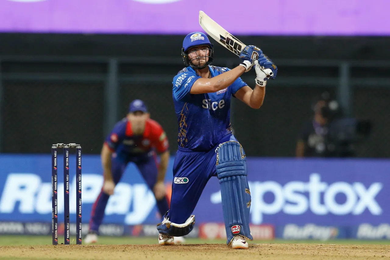 Tim David scored 34 (11 balls) that consisted of 4 maximums and 2 fours I BCCI-IPL