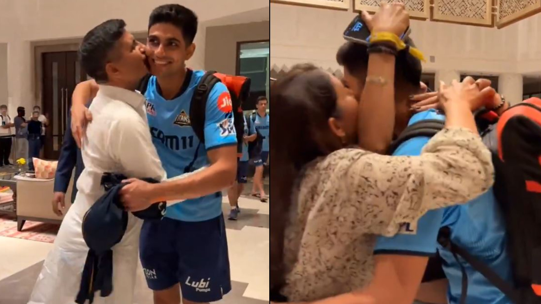 IPL 2024: WATCH- Shubman Gill gets hugs and kisses from his father and sister after first win as GT captain