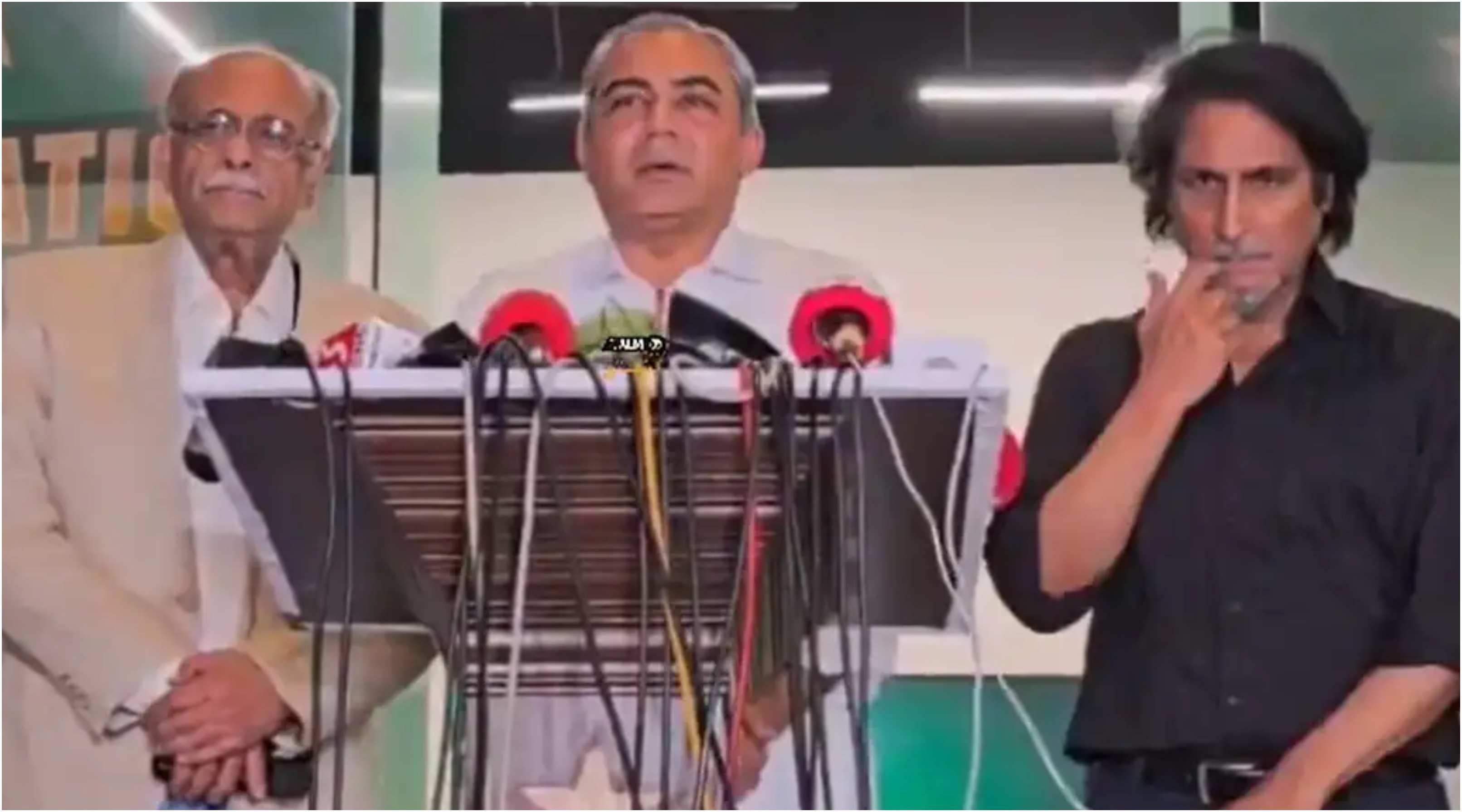 Najam Sethi, Mohsin Naqvi and Ramiz Raja | X