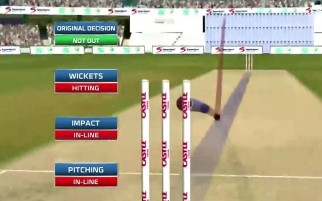 Replays confirmed that Amla was plumb and the on-field decision would have been overturned | Twitter