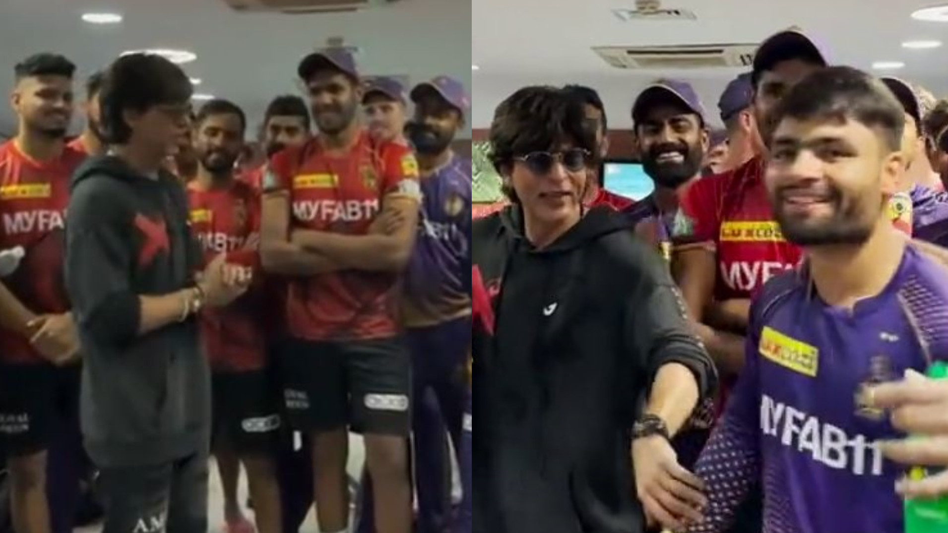 IPL 2023: WATCH- ‘Enjoy yourself, be healthy’- Shah Rukh Khan’s message to KKR; Rinku Singh involved in hilarious interaction