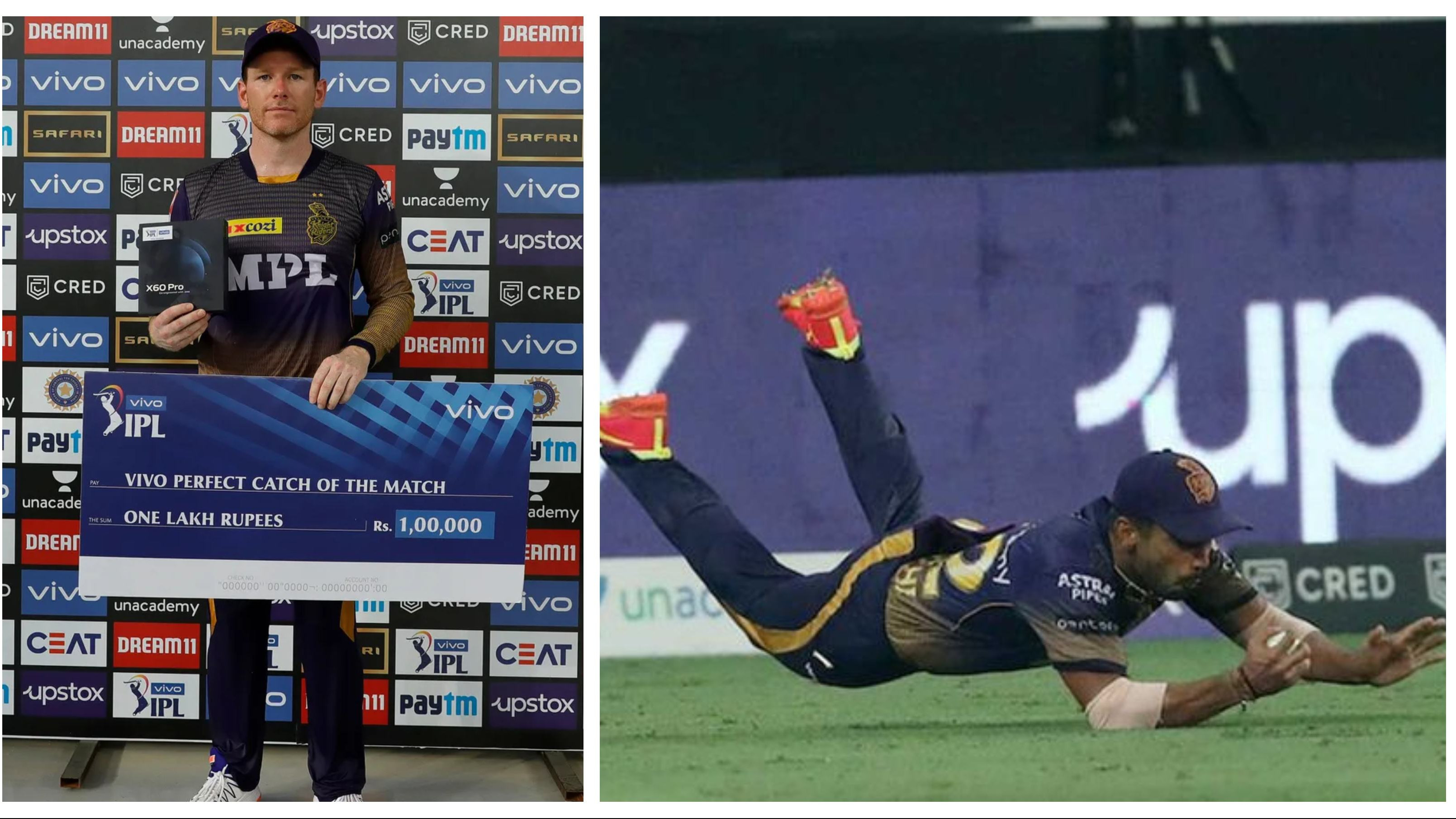 IPL 2021: Thought it was out in real-time, Eoin Morgan on Rahul Tripathi's controversial catch