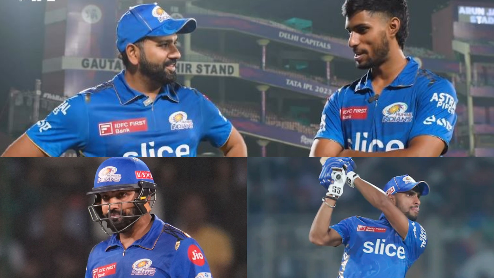 IPL 2023: WATCH- “I really enjoy batting with you”- Tilak Varma tells Rohit Sharma after MI’s win vs DC